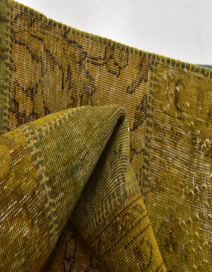 Detail image of 3' 7 x 5' 4  Hand Knotted Ultra Vintage Persian Wool Rug