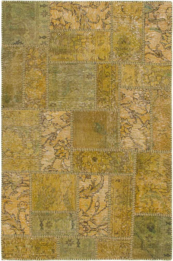 3' 7 x 5' 4 Hand Knotted Ultra Vintage Persian Wool Rug