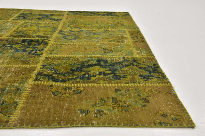 5' 8 x 7' Hand Knotted Ultra Vintage Persian Wool Rug
