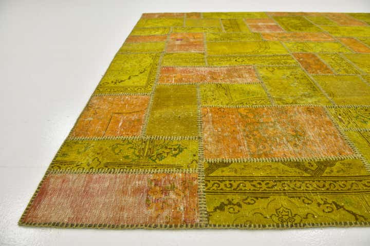7' 2 x 10' 5 Hand Knotted Ultra Vintage Persian Wool Rug