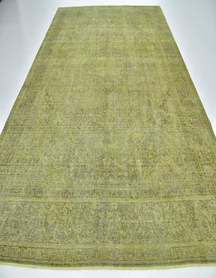 Detail image of 9' 9 x 13' Hand Knotted Ultra Vintage Persian Wool Rug