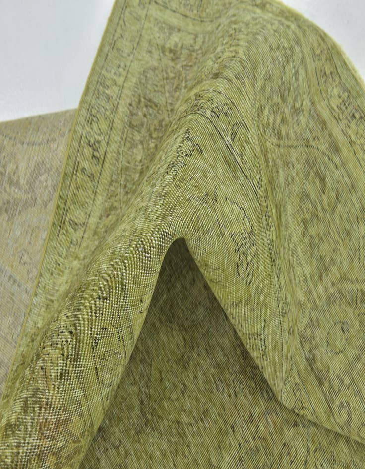 Detail image of 9' 9 x 13' Hand Knotted Ultra Vintage Persian Wool Rug