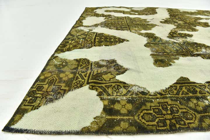 6' x 8' 9 Hand Knotted Ultra Vintage Persian Wool Rug