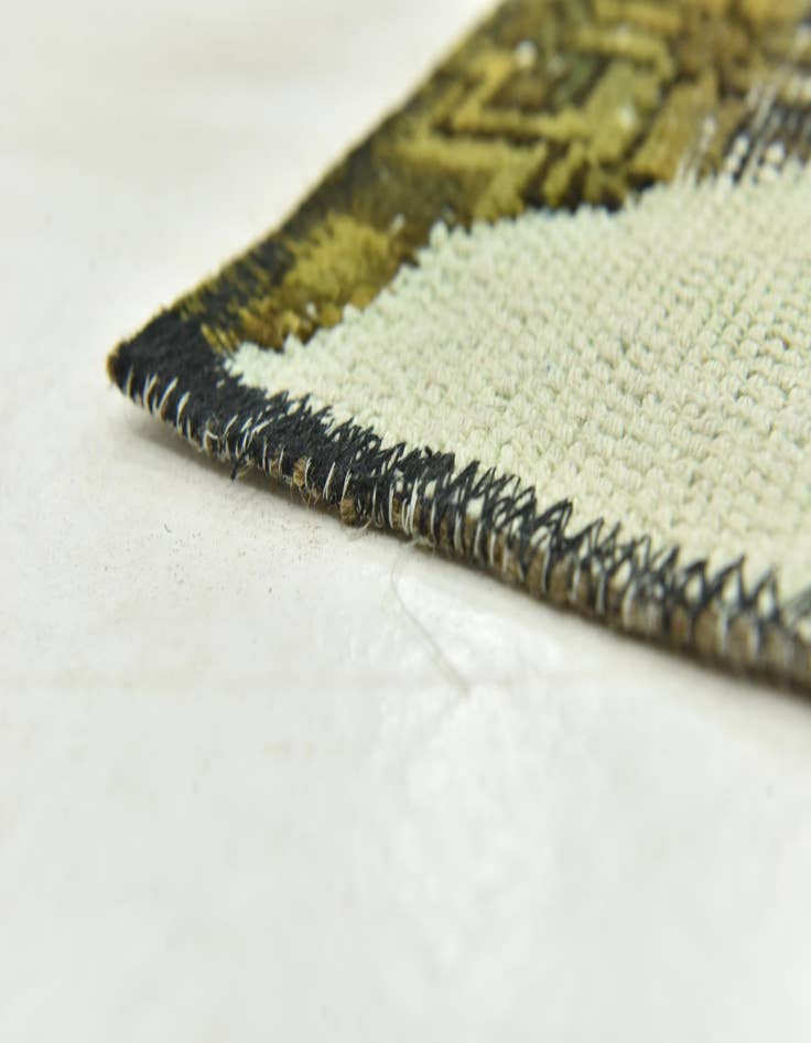 Detail image of 6' x 8' 9  Hand Knotted Ultra Vintage Persian Wool Rug