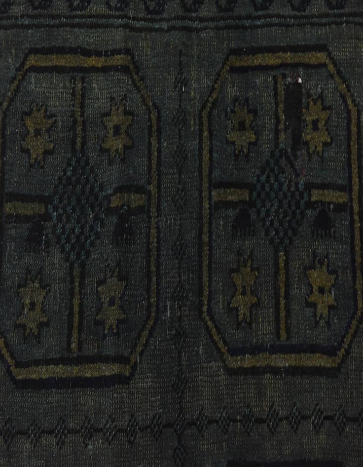 Detail image of 2' 9 x 5' 2 Hand Knotted Ultra Vintage Persian Wool Rug