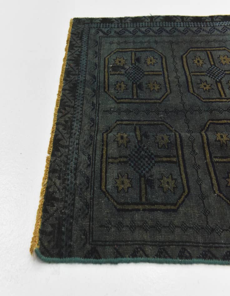 Detail image of 2' 9 x 5' 2 Hand Knotted Ultra Vintage Persian Wool Rug