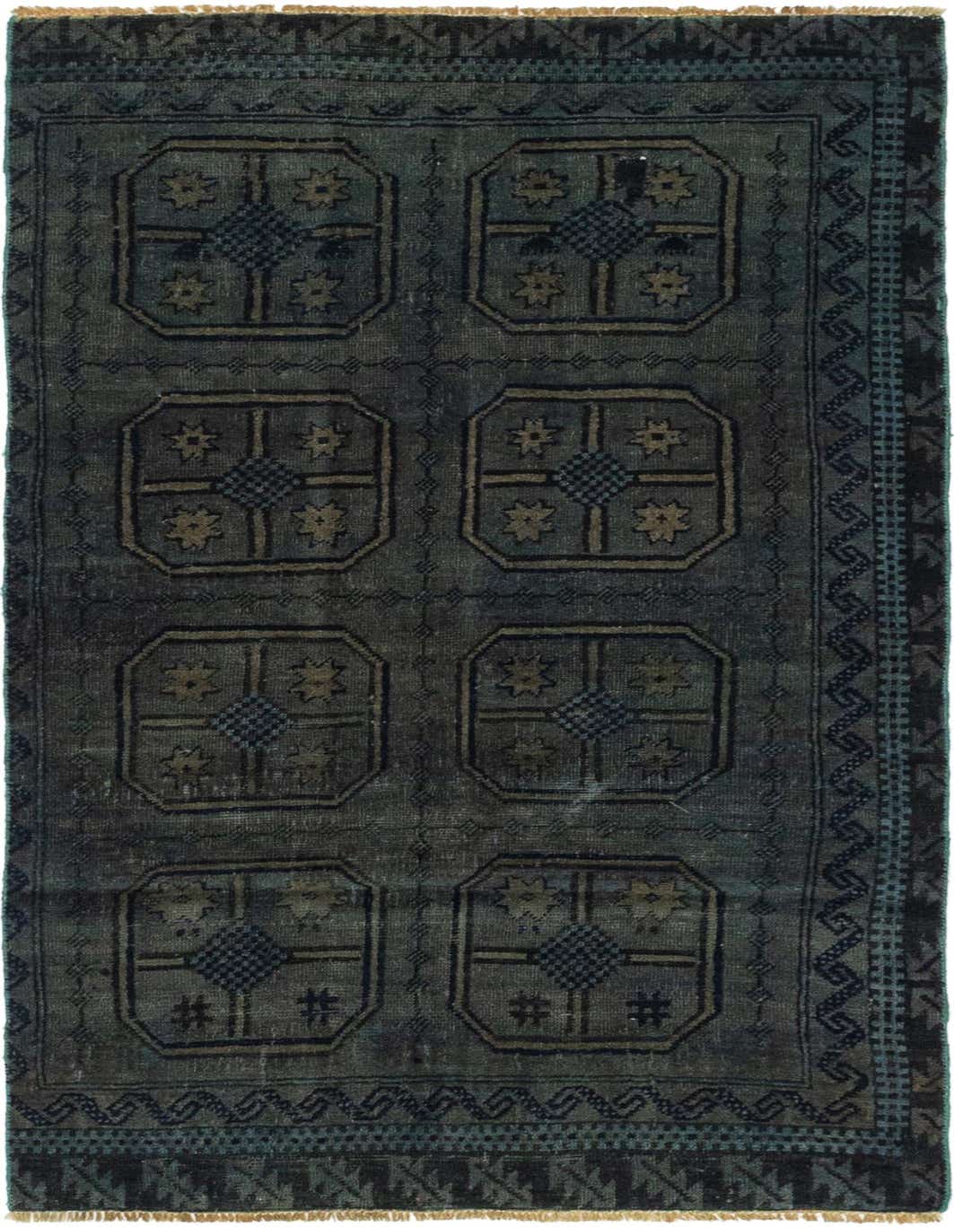 Primary image  2' 9 x 5' 2  Hand Knotted Ultra Vintage Persian Wool Rug