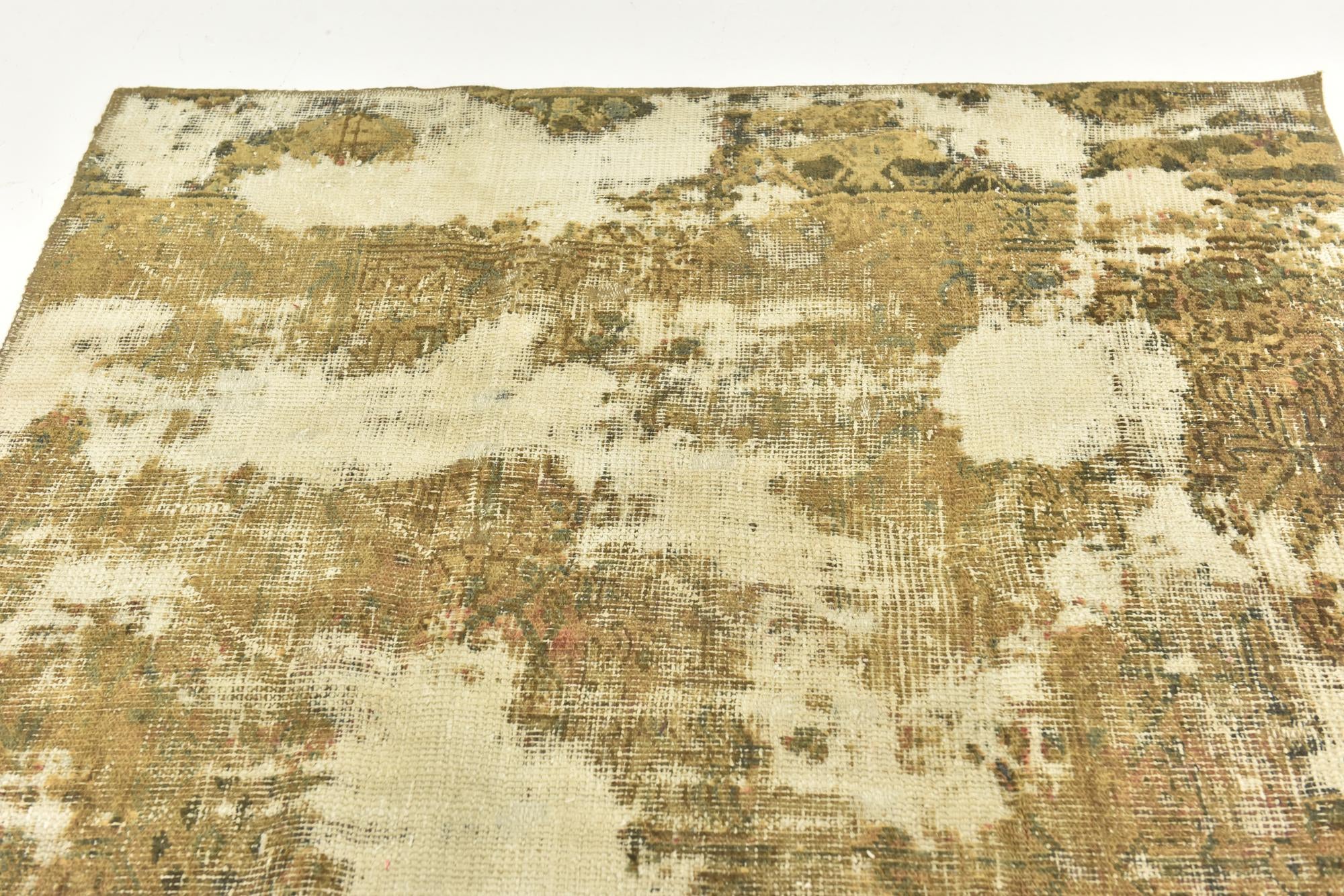 4' 3 x 6' 10 Hand Knotted Ultra Vintage Persian Wool Rug