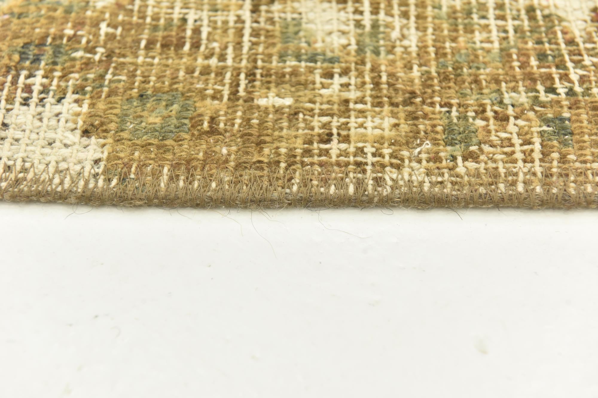 4' 3 x 6' 10 Hand Knotted Ultra Vintage Persian Wool Rug