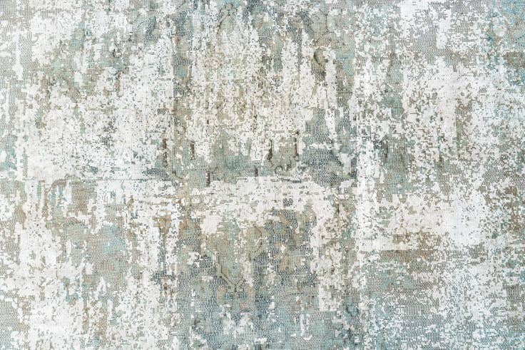 Detail image of 9' 7 x 12' 10 Hand Knotted Ultra Vintage Persian Wool Rug