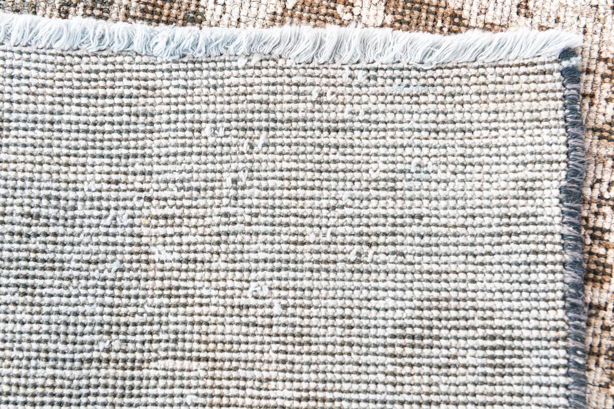 9' 3 x 12' 7 Hand Knotted Ultra Vintage Persian Wool Rug