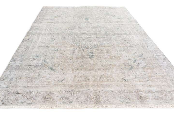 5' 9 x 8' 8 Hand Knotted Ultra Vintage Persian Wool Rug