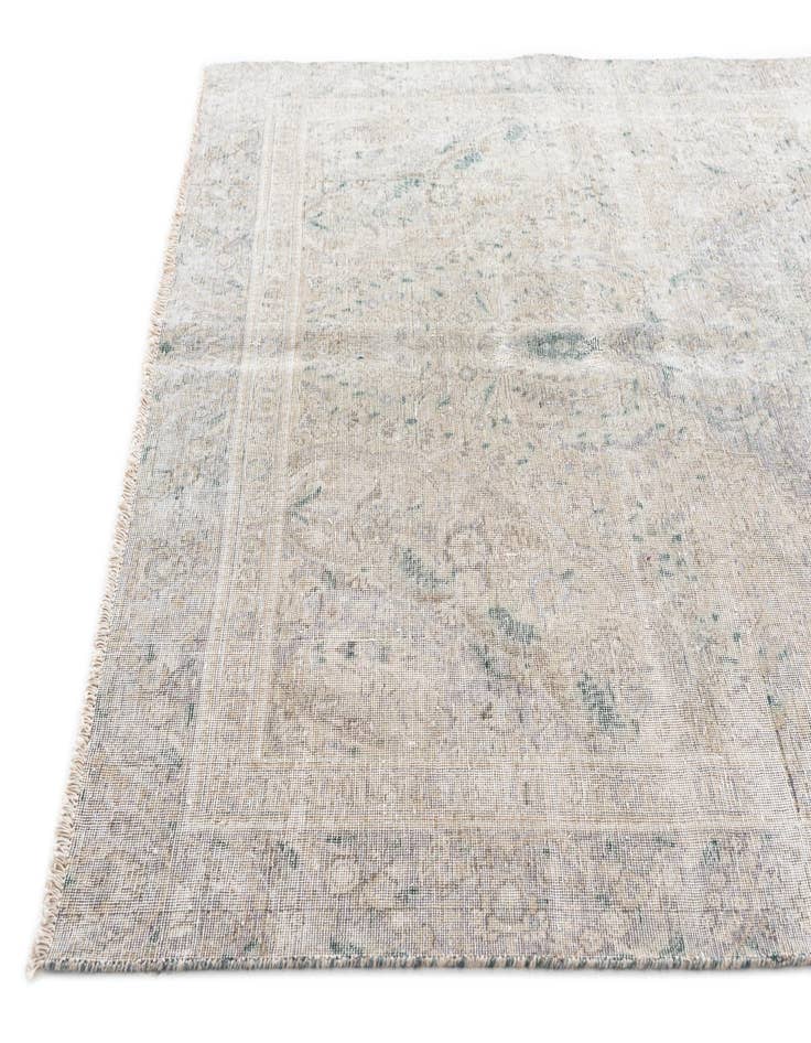 Detail image of 5' 9 x 8' 8  Hand Knotted Ultra Vintage Persian Wool Rug