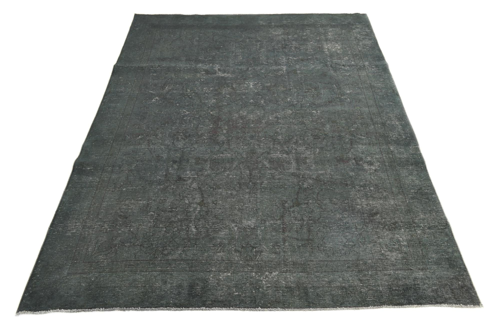 7' 5 x 10' 3 Hand Knotted Ultra Vintage Persian Wool Rug