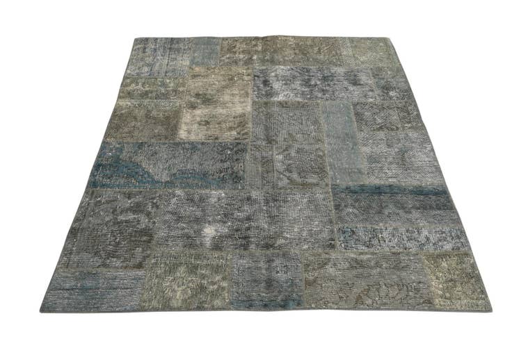 Detail image of 5' x 6' 8 Hand Knotted Ultra Vintage Persian Wool Rug