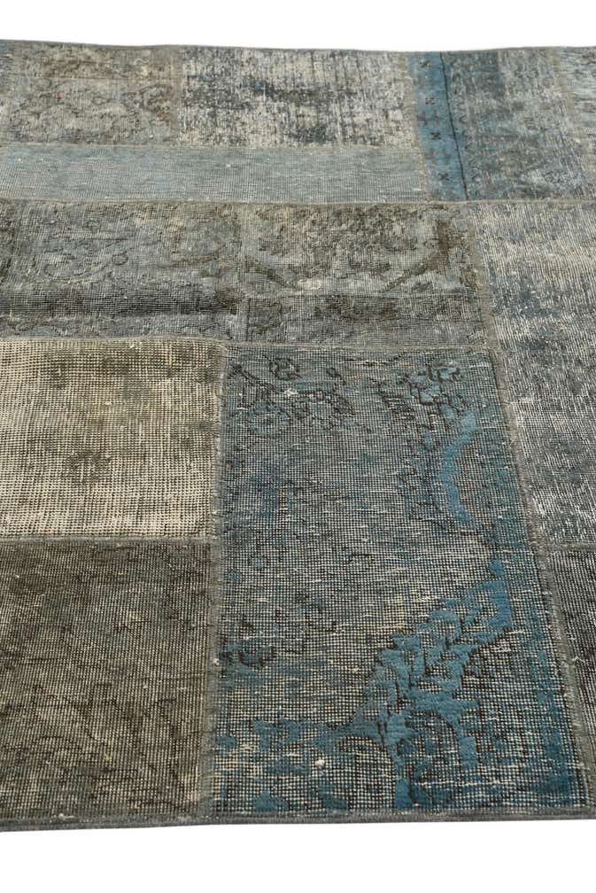5' x 6' 8 Hand Knotted Ultra Vintage Persian Wool Rug