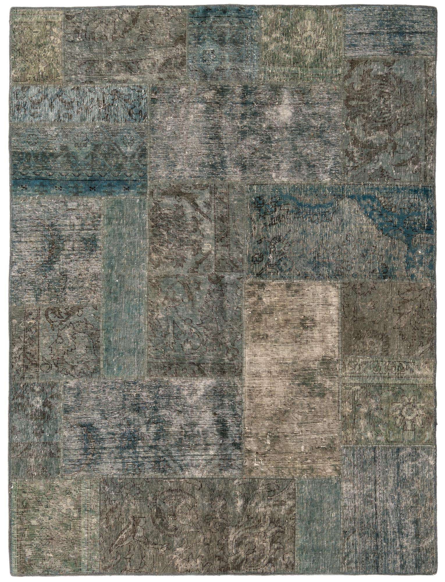 5' x 6' 8 Hand Knotted Ultra Vintage Persian Wool Rug