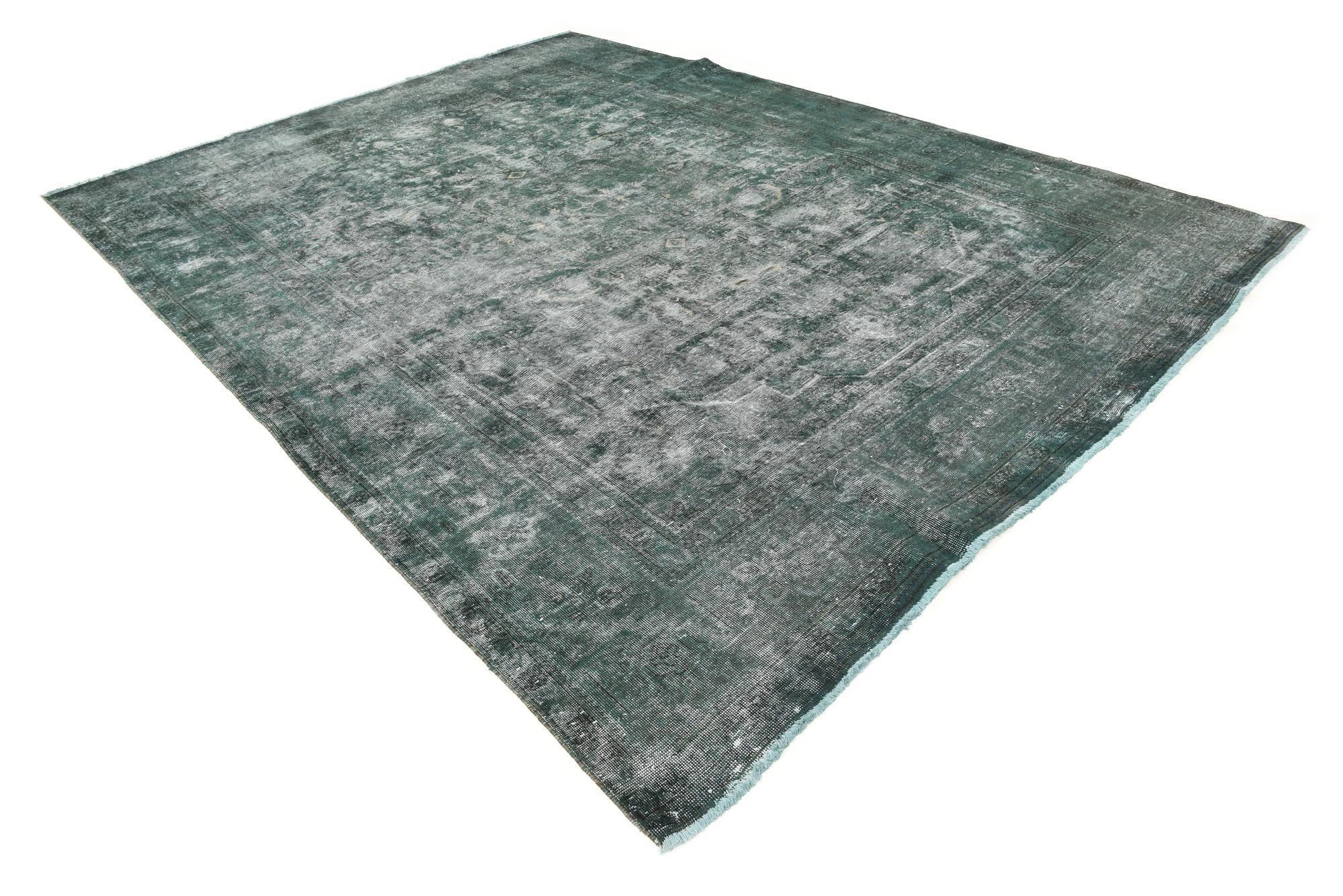 9' 3 x 12' 7 Hand Knotted Ultra Vintage Persian Wool Rug