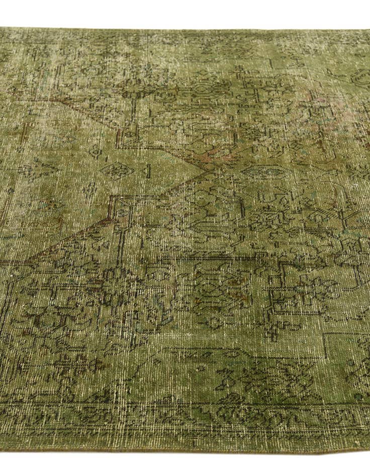 Detail image of 5' 2 x 9' 10  Hand Knotted Ultra Vintage Persian Wool Rug