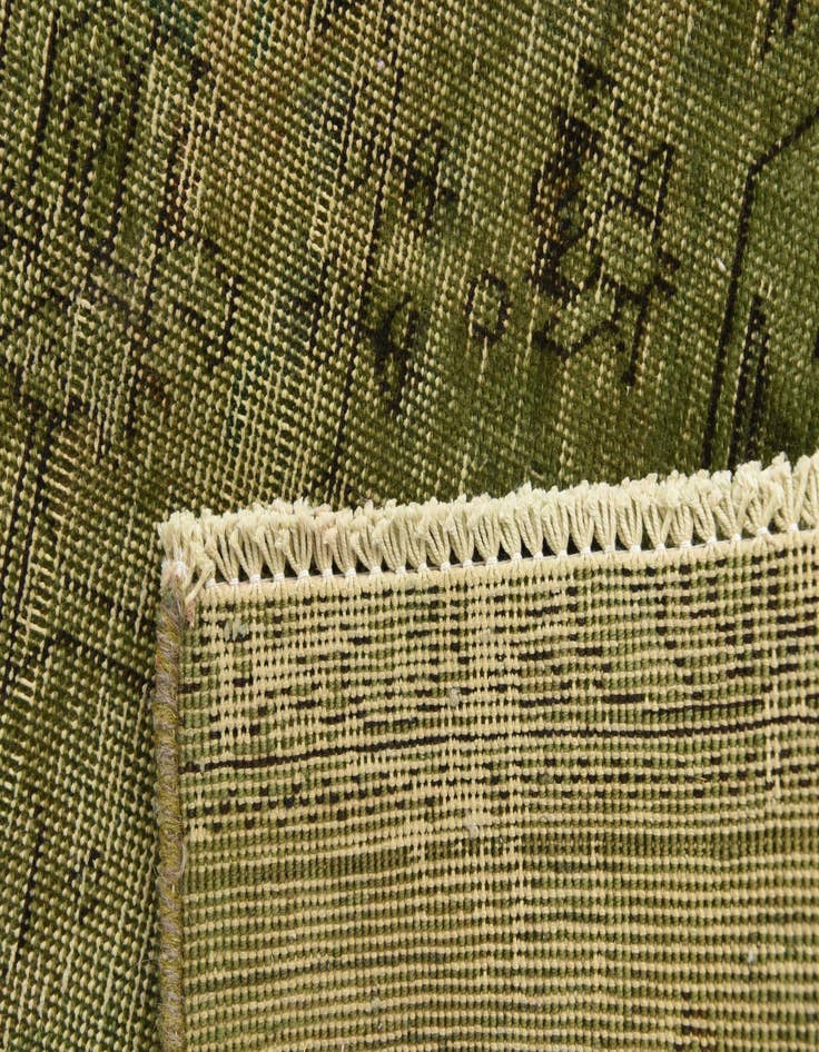 Detail image of 5' 2 x 9' 10  Hand Knotted Ultra Vintage Persian Wool Rug