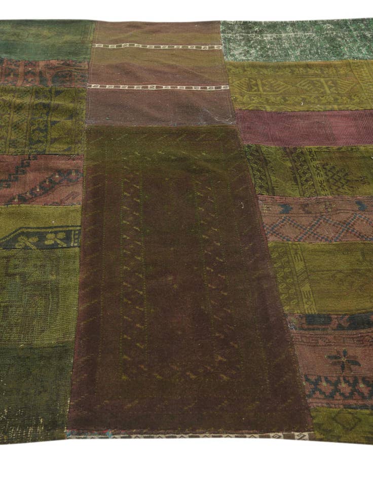 Detail image of 5' 10 x 8' 1  Hand Knotted Ultra Vintage Persian Wool Rug