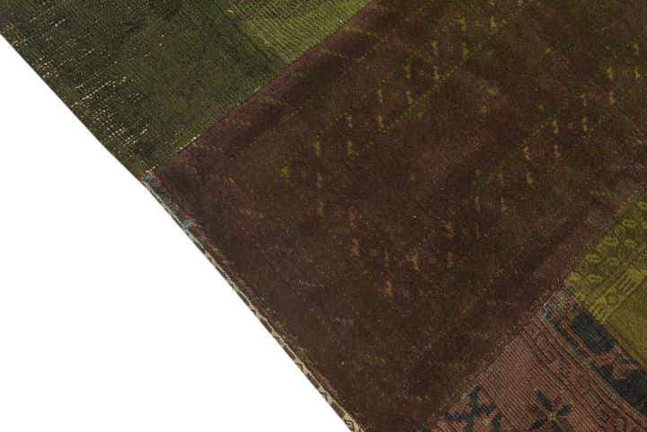 5' 10 x 8' 1 Hand Knotted Ultra Vintage Persian Wool Rug