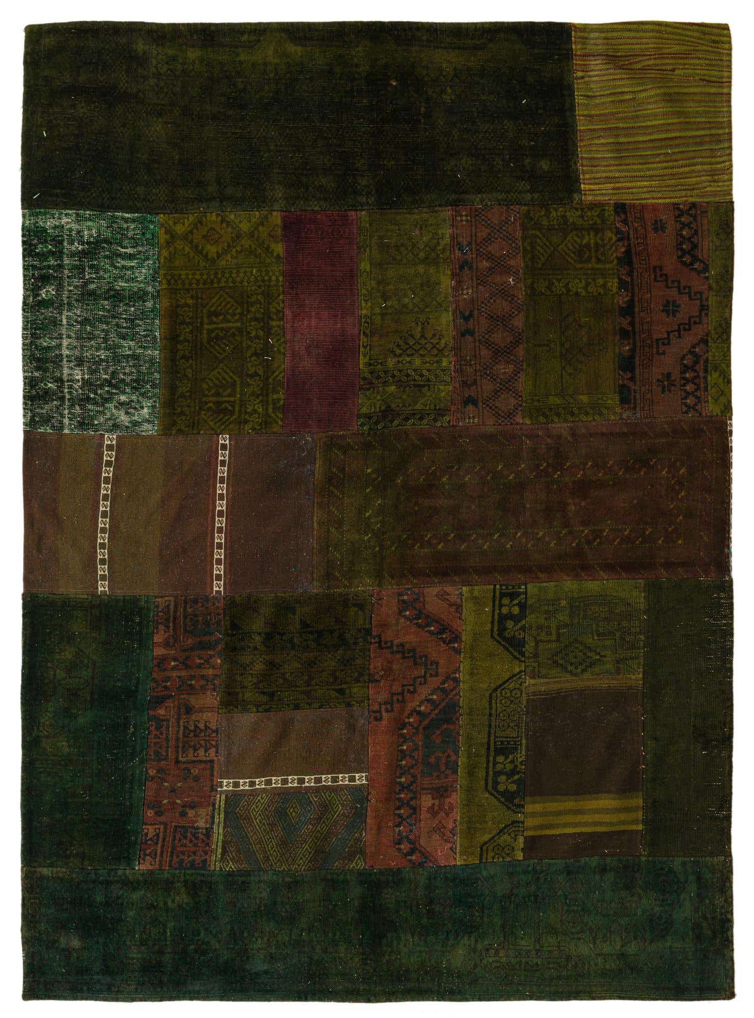 5' 10 x 8' 1 Hand Knotted Ultra Vintage Persian Wool Rug