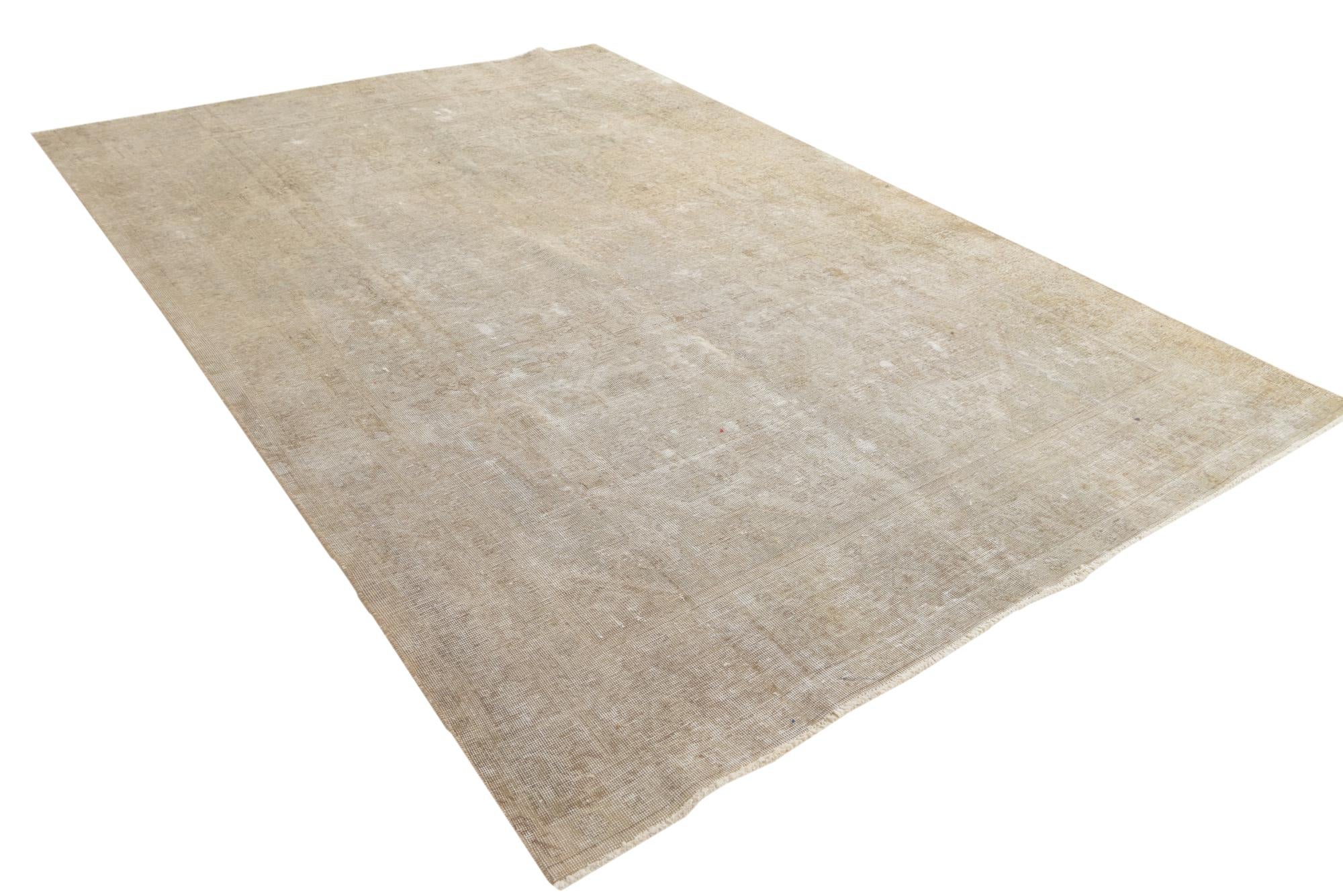 7' 5 x 11' Hand Knotted Ultra Vintage Persian Wool Rug
