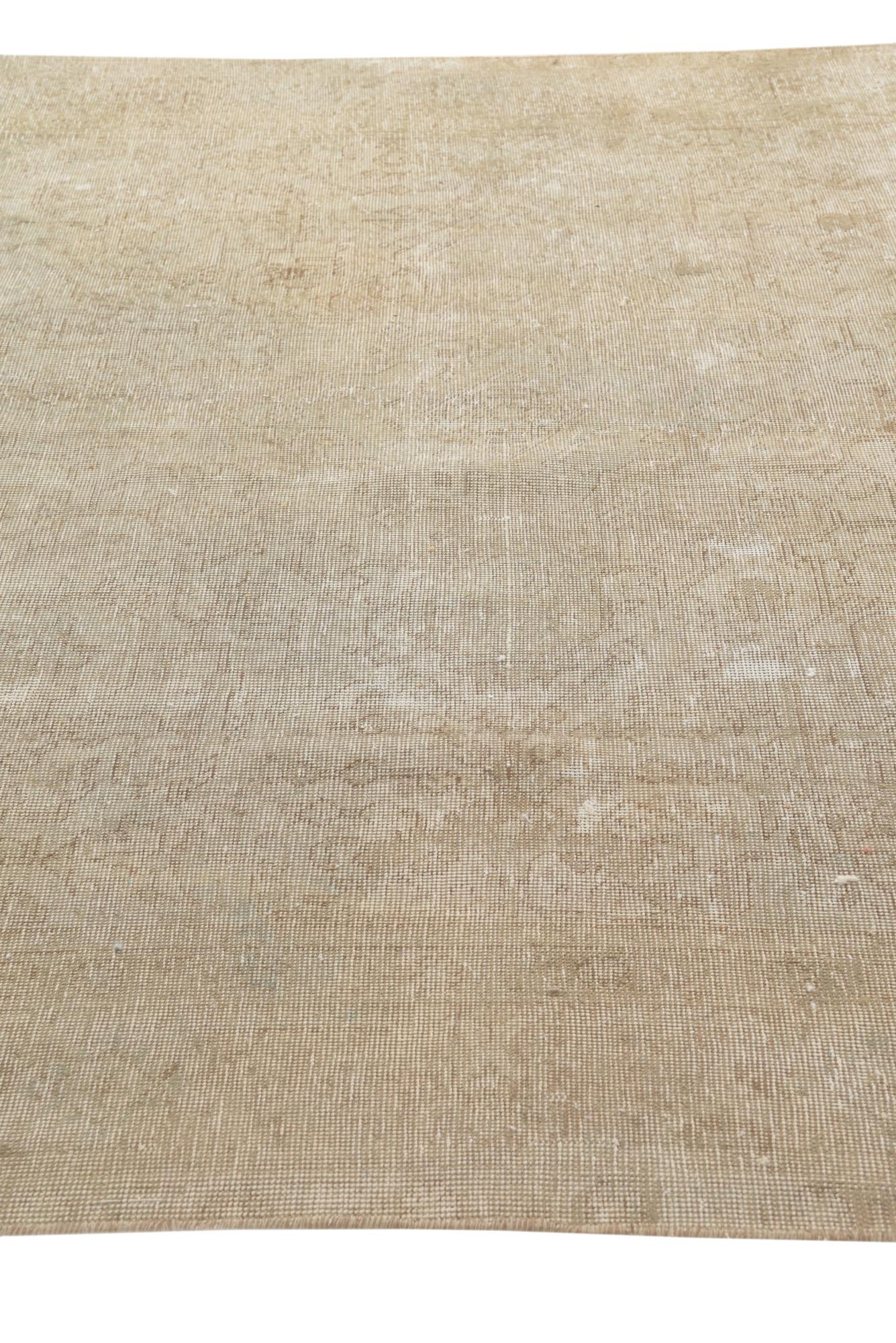 7' 5 x 11' Hand Knotted Ultra Vintage Persian Wool Rug