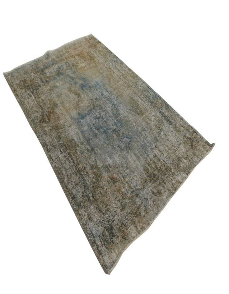 Detail image of 4' 10 x 7' 5  Hand Knotted Ultra Vintage Persian Wool Rug