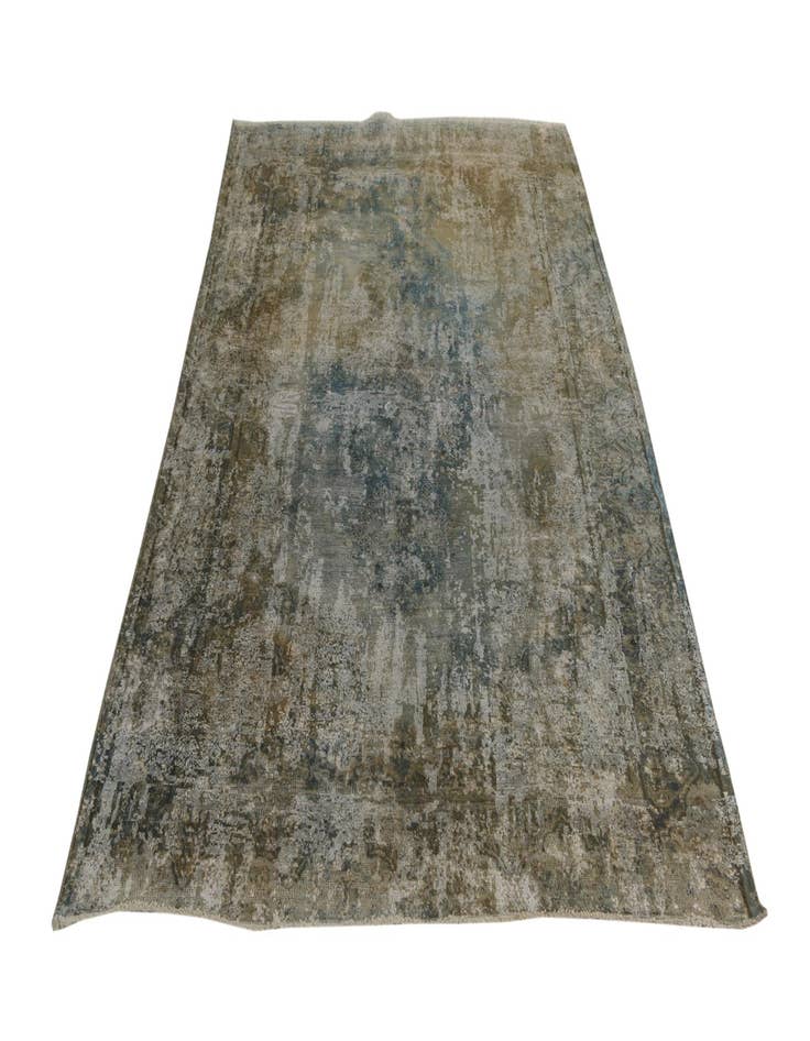 Detail image of 4' 10 x 7' 5  Hand Knotted Ultra Vintage Persian Wool Rug