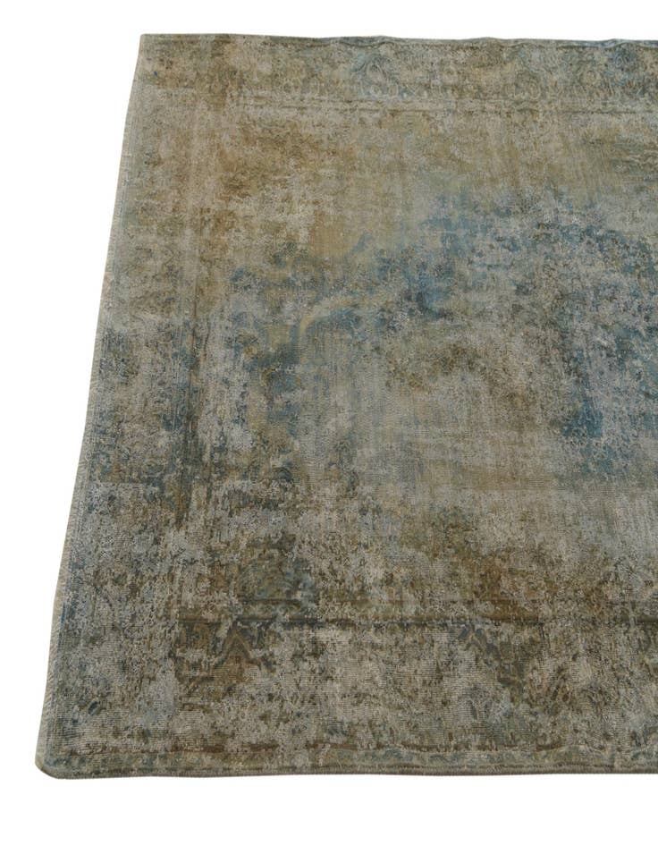 Detail image of 4' 10 x 7' 5  Hand Knotted Ultra Vintage Persian Wool Rug