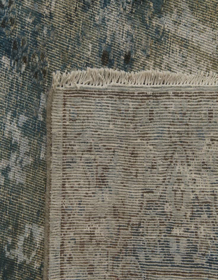 Detail image of 4' 10 x 7' 5  Hand Knotted Ultra Vintage Persian Wool Rug