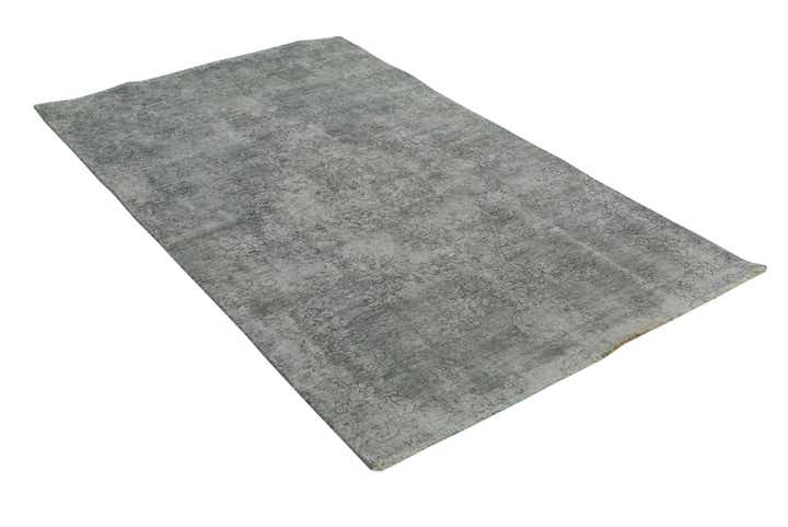 4' 1 x 6' 7 Hand Knotted Ultra Vintage Persian Wool Rug