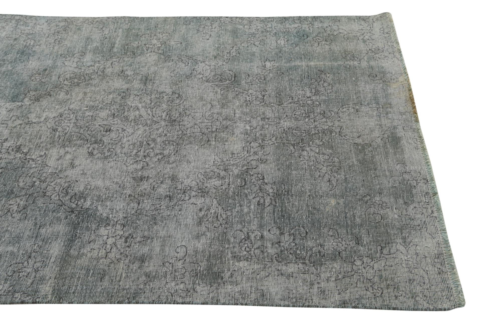 4' 1 x 6' 7 Hand Knotted Ultra Vintage Persian Wool Rug