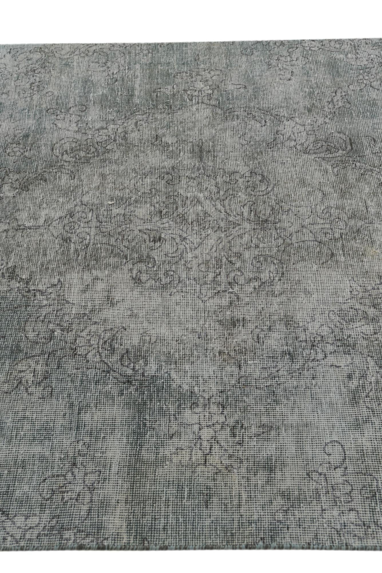 4' 1 x 6' 7 Hand Knotted Ultra Vintage Persian Wool Rug
