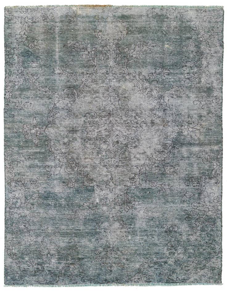 Detail image of 4' 1 x 6' 7 Hand Knotted Ultra Vintage Persian Wool Rug