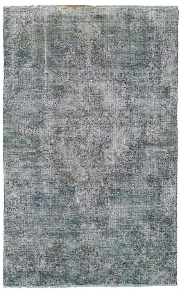 4' 1 x 6' 7 Hand Knotted Ultra Vintage Persian Wool Rug