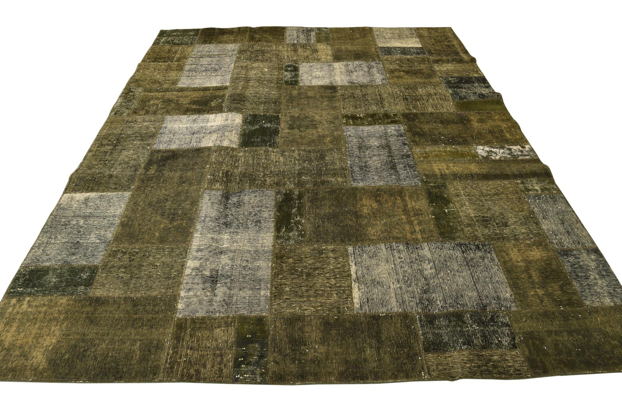 8' x 10' 1 Hand Knotted Ultra Vintage Persian Wool Rug