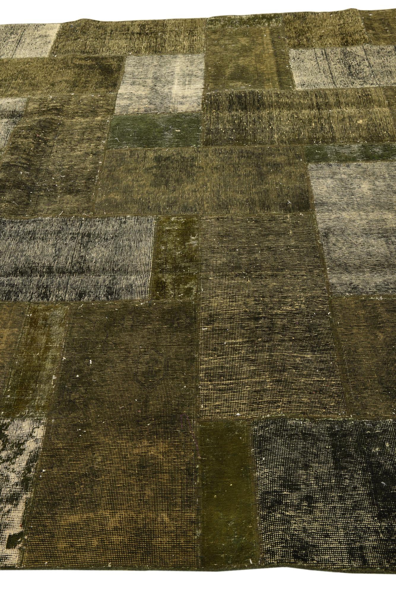 8' x 10' 1 Hand Knotted Ultra Vintage Persian Wool Rug