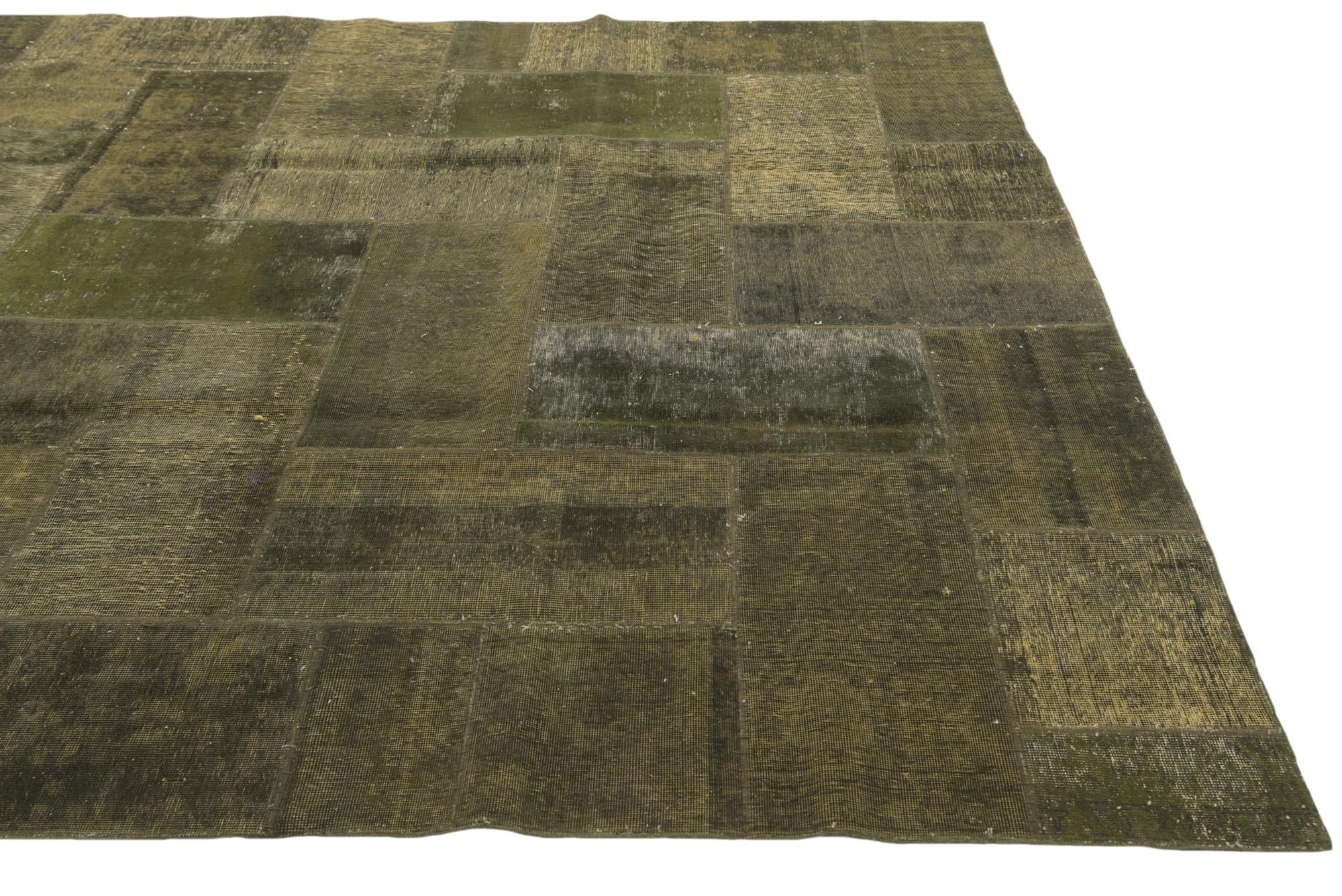 8' x 10' 4 Hand Knotted Ultra Vintage Persian Wool Rug