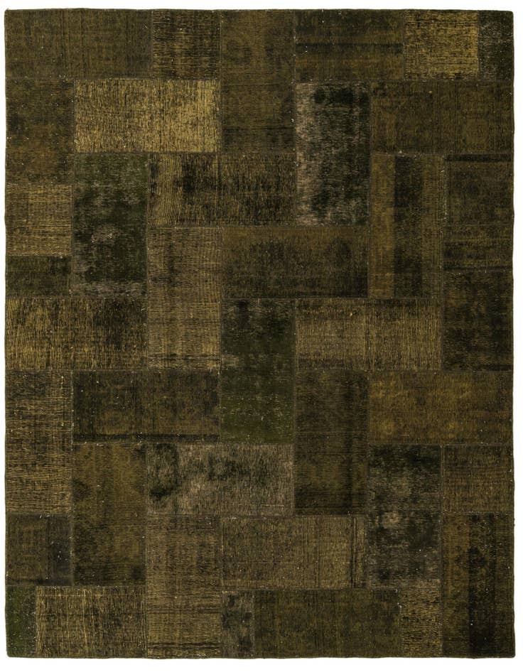Detail image of 8' x 10' 4 Hand Knotted Ultra Vintage Persian Wool Rug