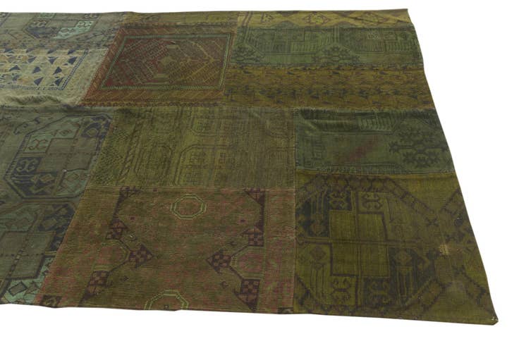 Detail image of 5' 10 x 8' 2 Hand Knotted Ultra Vintage Persian Wool Rug