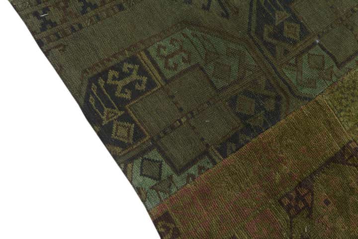 5' 10 x 8' 2 Hand Knotted Ultra Vintage Persian Wool Rug