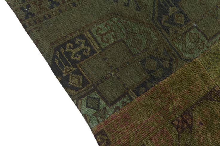 Detail image of 5' 10 x 8' 2 Hand Knotted Ultra Vintage Persian Wool Rug