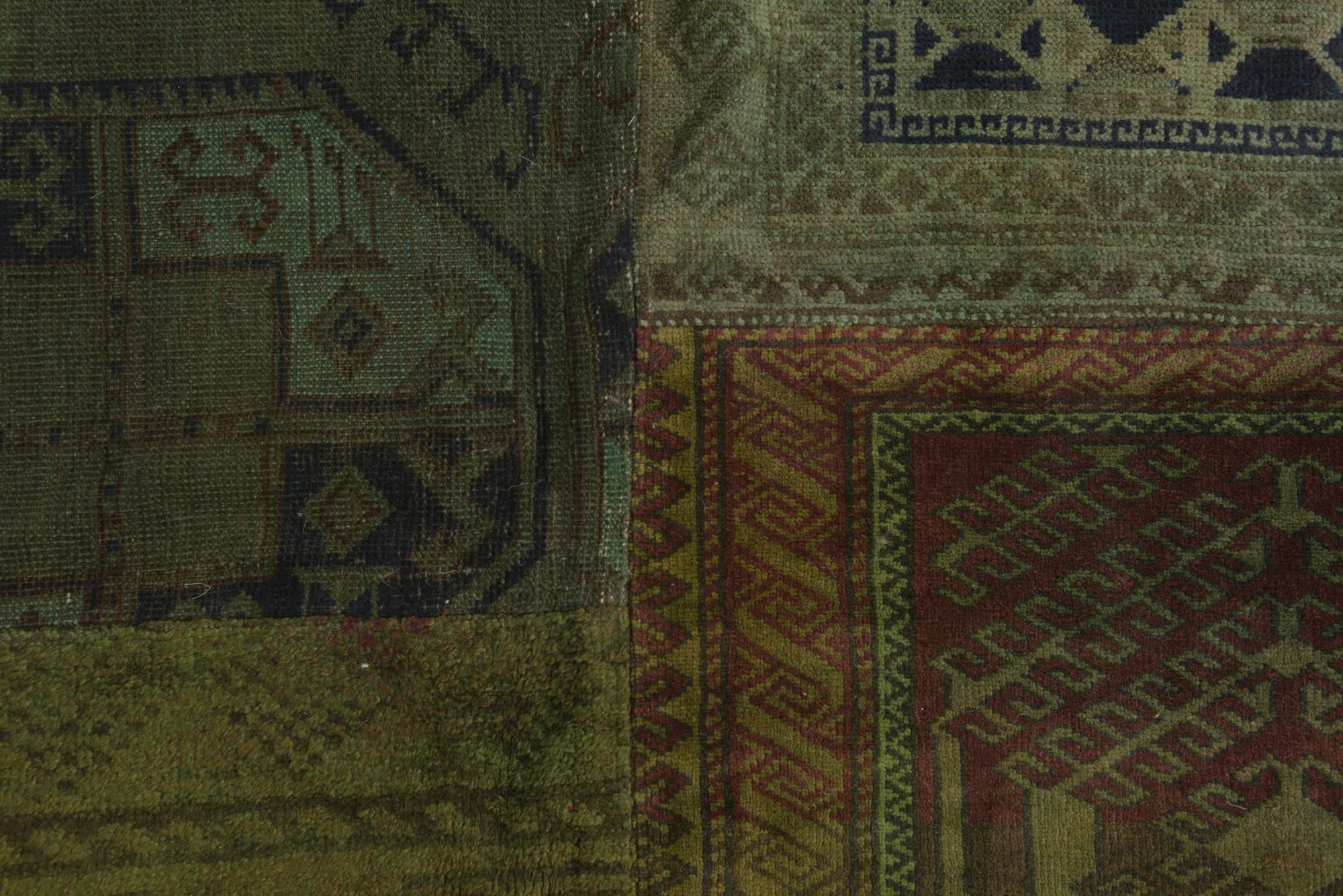 5' 10 x 8' 2 Hand Knotted Ultra Vintage Persian Wool Rug