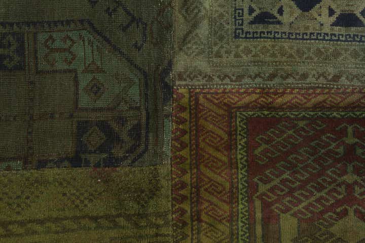 5' 10 x 8' 2 Hand Knotted Ultra Vintage Persian Wool Rug