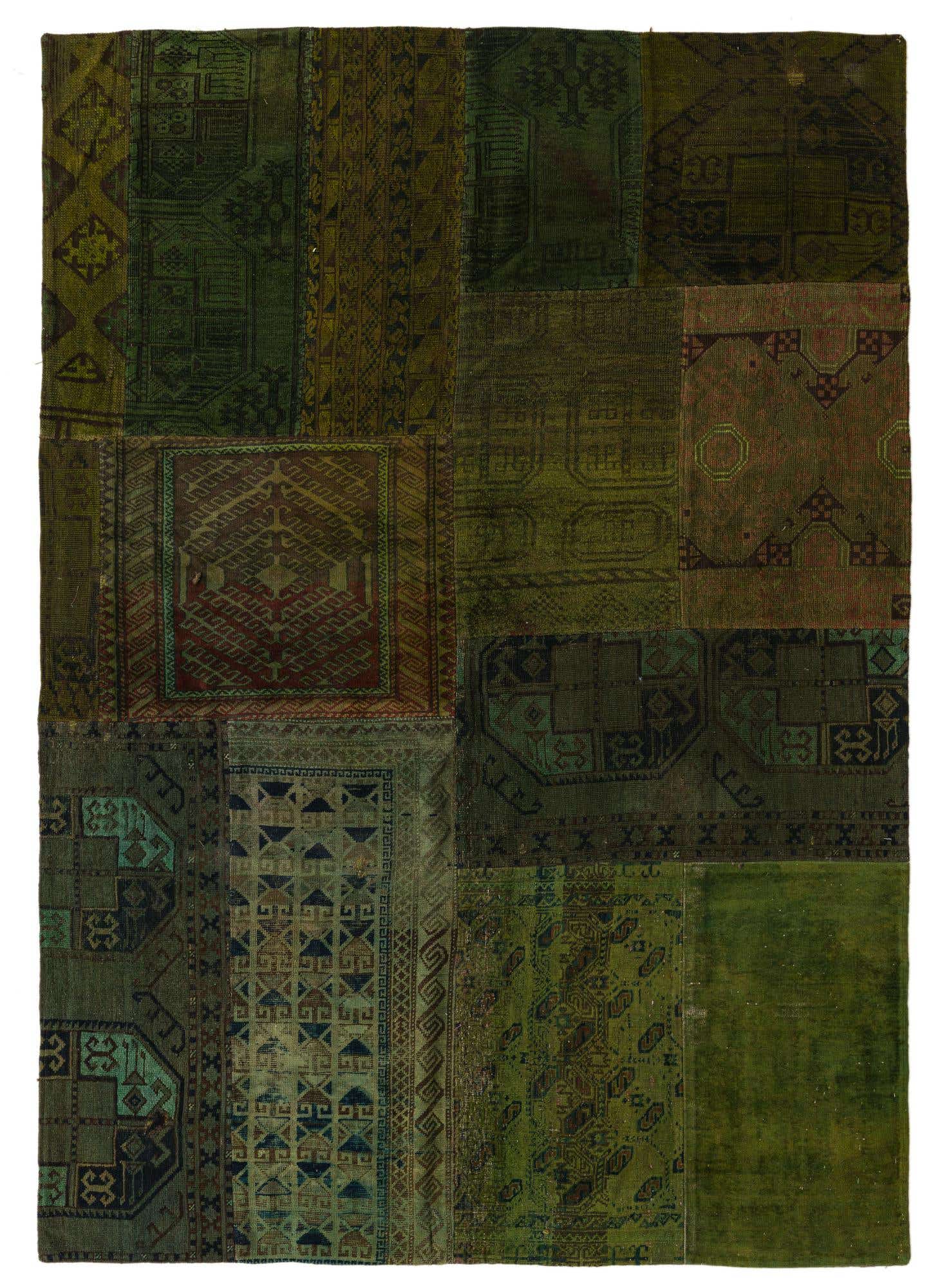 5' 10 x 8' 2 Hand Knotted Ultra Vintage Persian Wool Rug