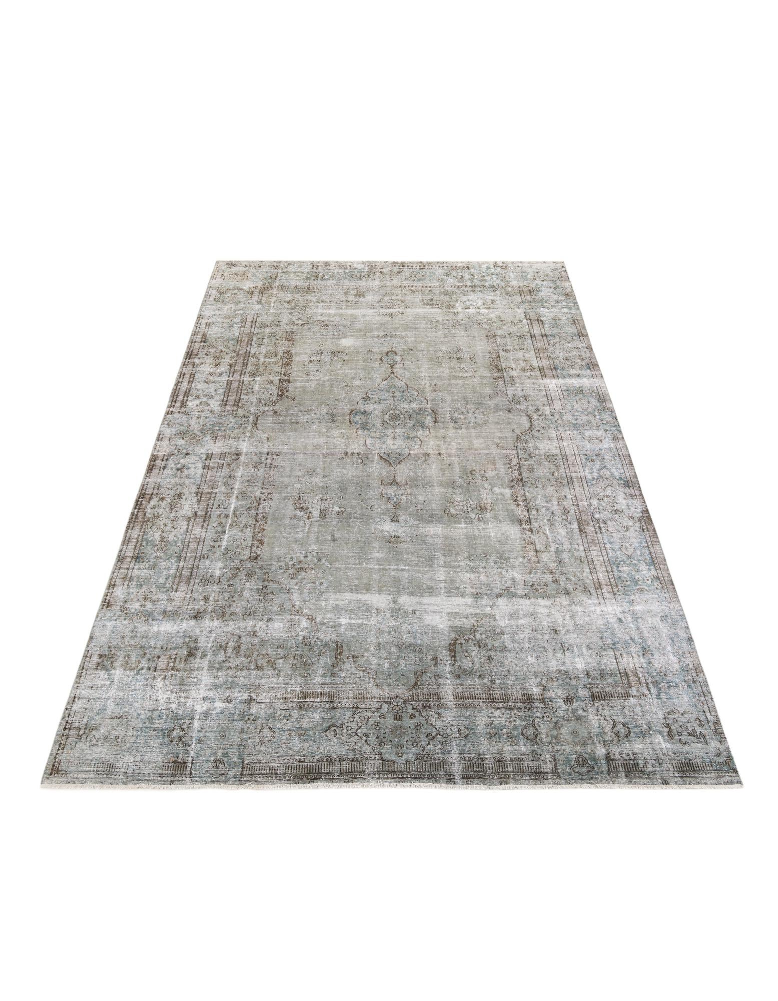 8' 7 x 13' 3 Hand Knotted Ultra Vintage Persian Wool Rug
