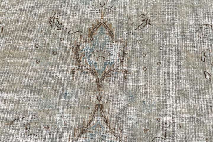 8' 7 x 13' 3 Hand Knotted Ultra Vintage Persian Wool Rug